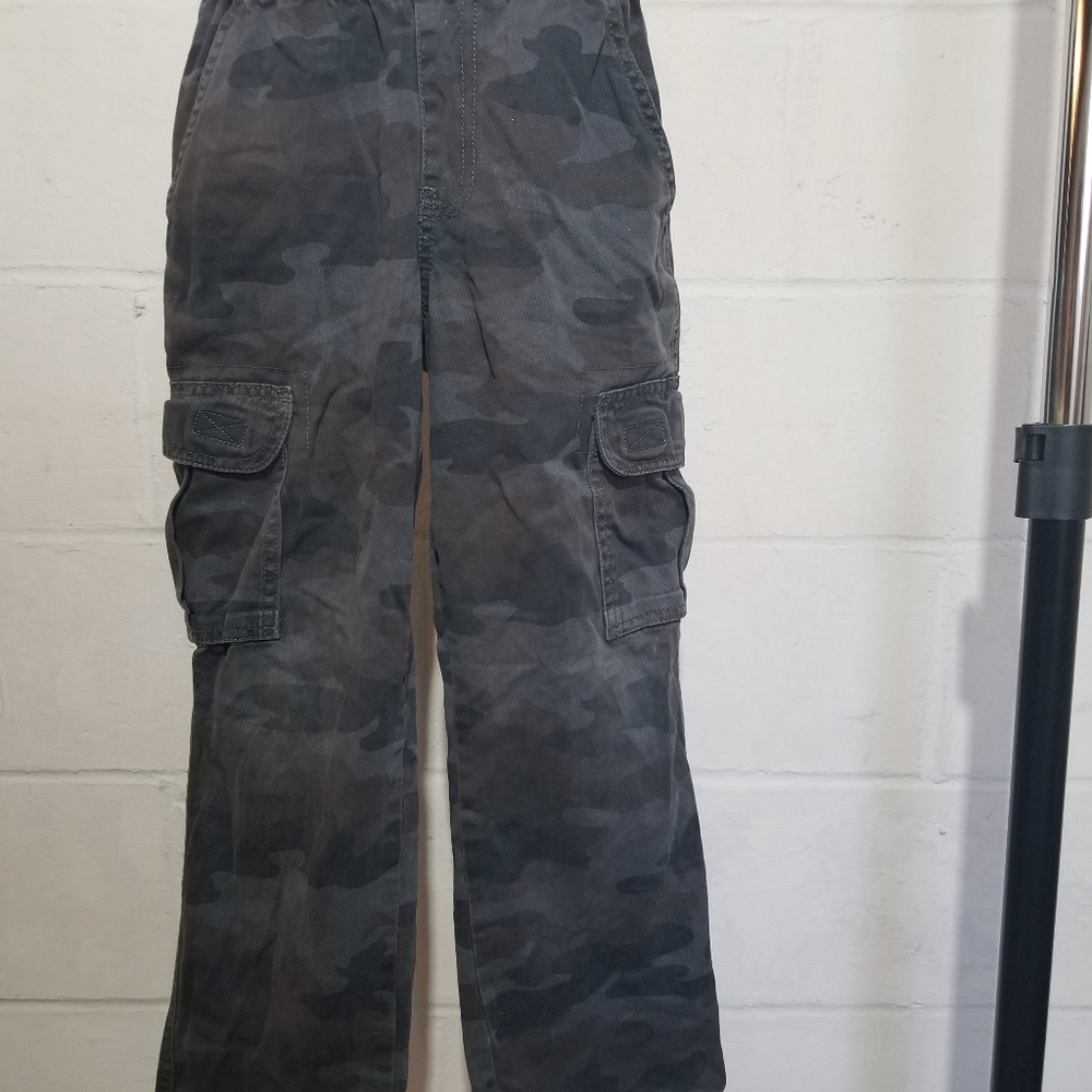 Boys Camo Cargo Pkt Size 8 Pants